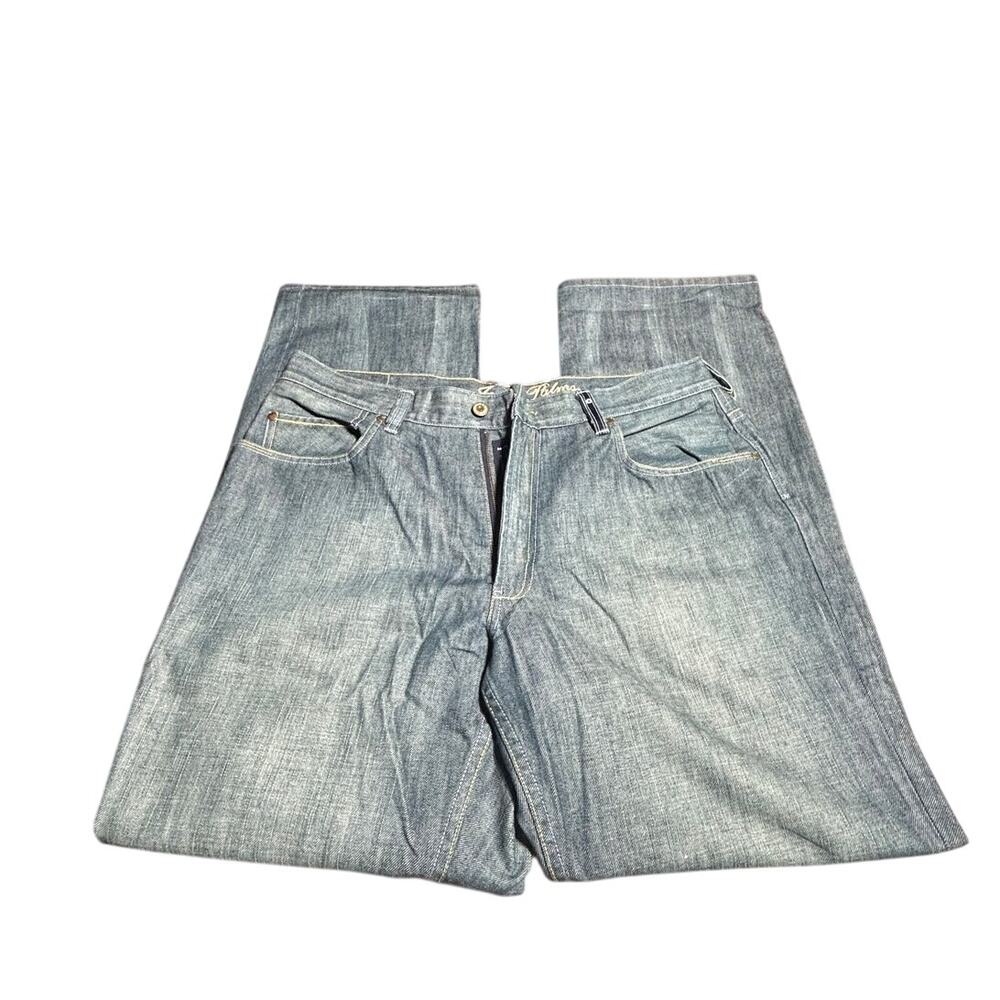 Indigo Palms Denim Company men's 38x32 Washed in Sand and Salt Sun dried Jeans